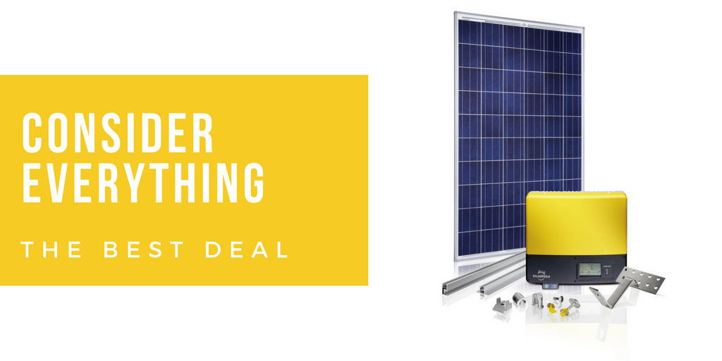 Consider everything for the best solar deals BY PERTH SOLAR WAREHOUSE