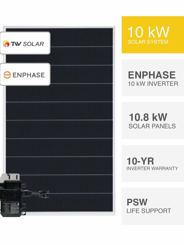 10kW Enphase & TW Solar System