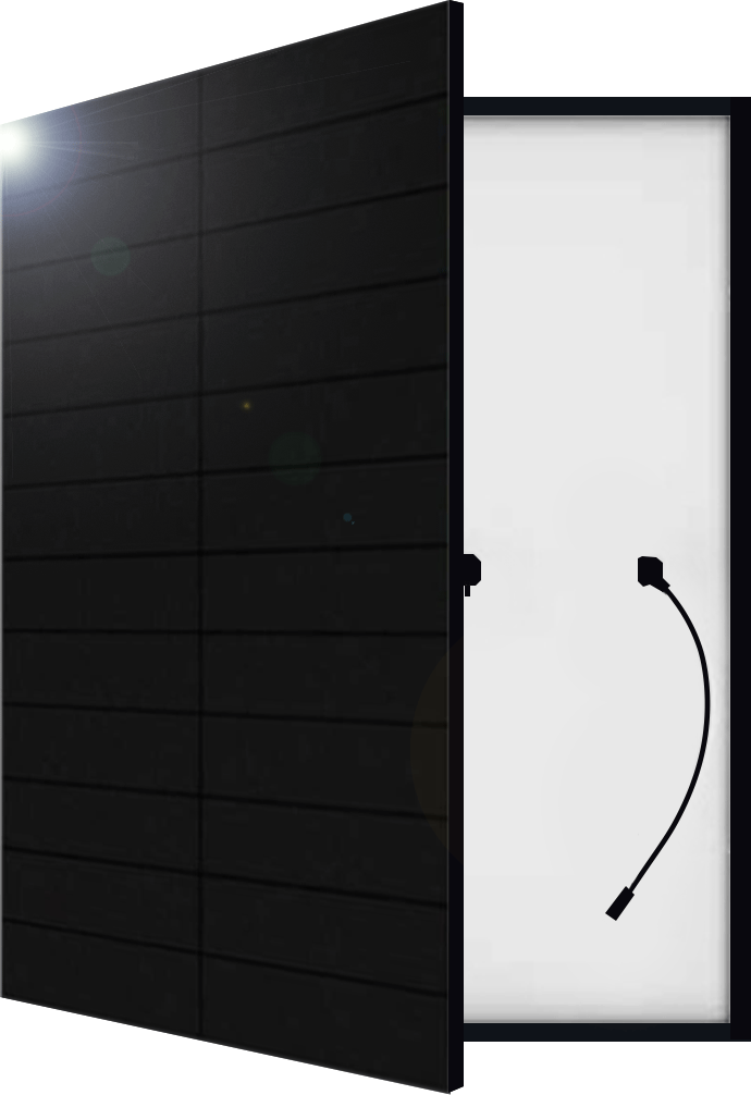 Solaria Solar System Front & Back panel image by PSW Energy