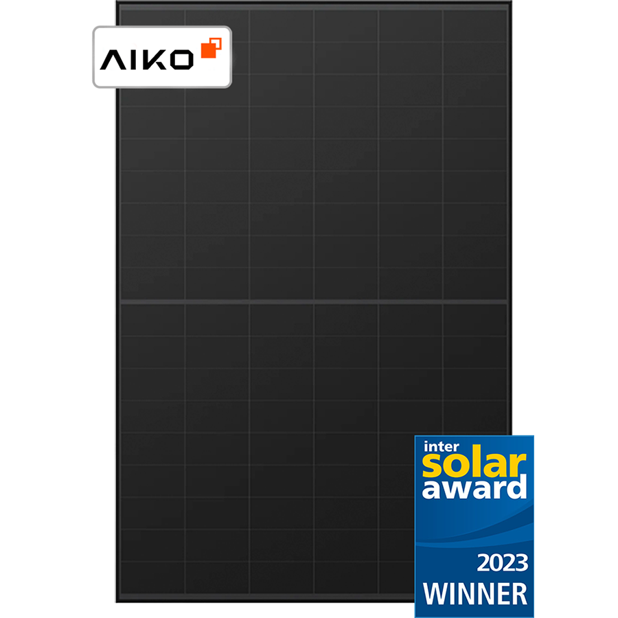 Aiko Solar Panel, Neostar 1S, all-black ABC N-type