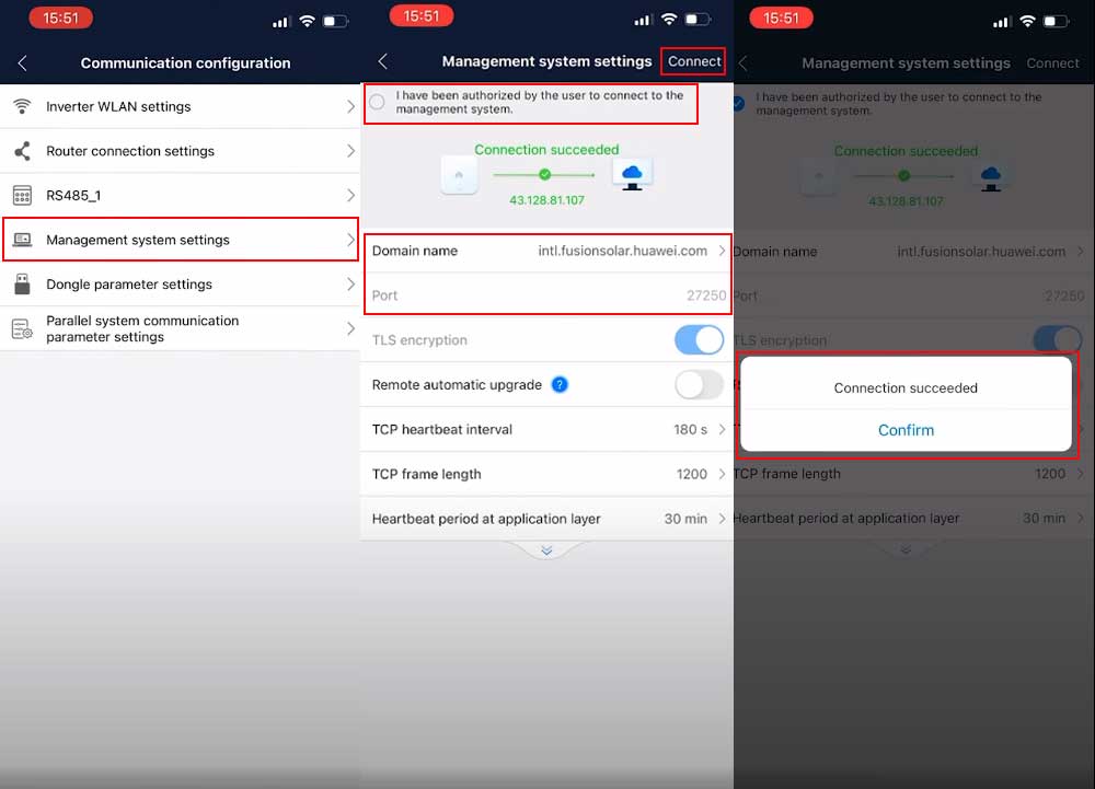 Huawei inverter WiFi reconnection