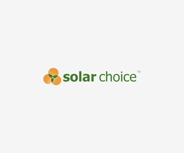 SolarChoice Logo on a light grey background for the page PSW Energy Reviews